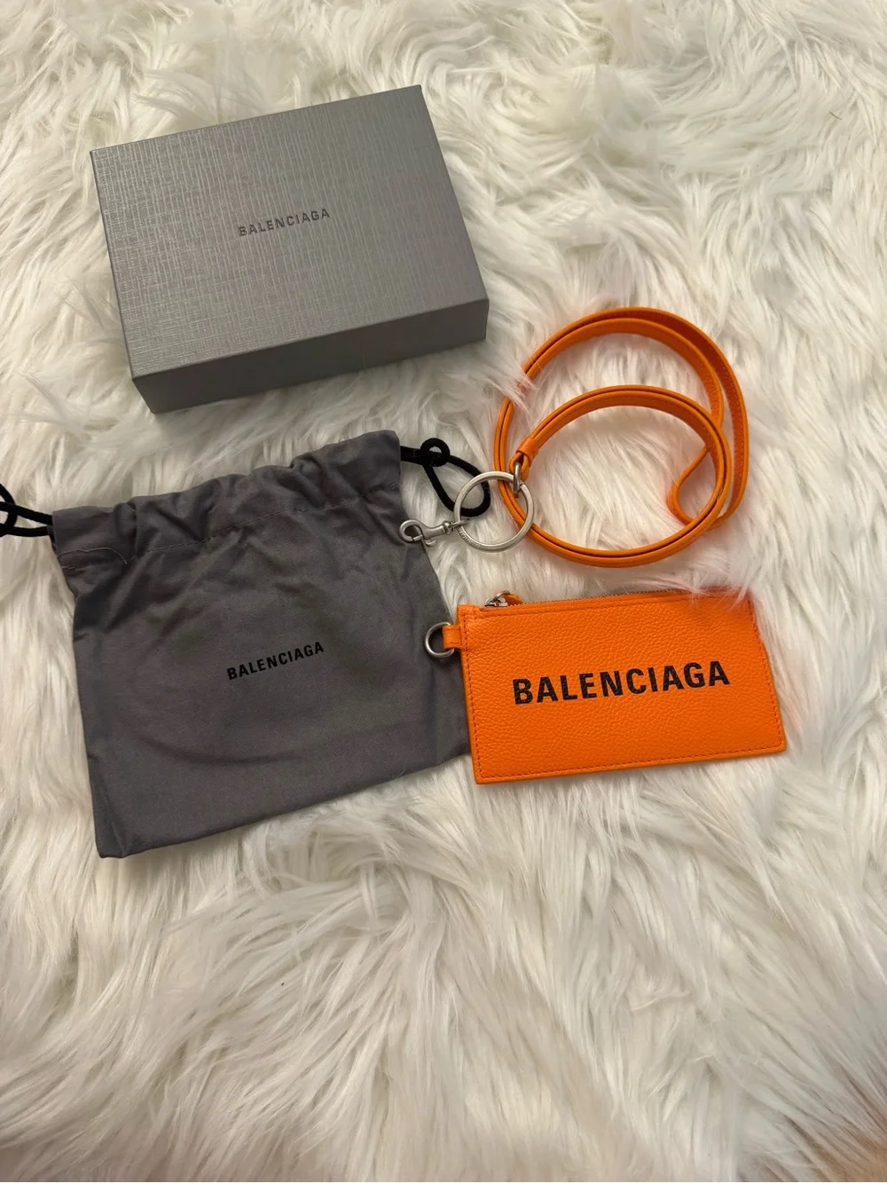 Balenciaga Card Holder with a Strap